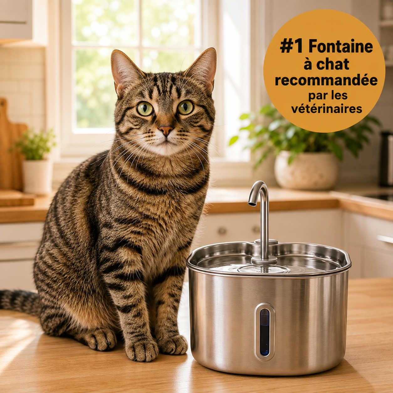 Abreuvoir pour chat - 2.2 Litres