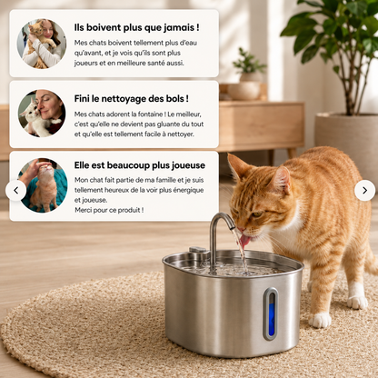 Abreuvoir pour chat - 2.2 Litres