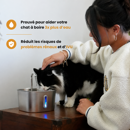 Abreuvoir pour chat - 2.2 Litres